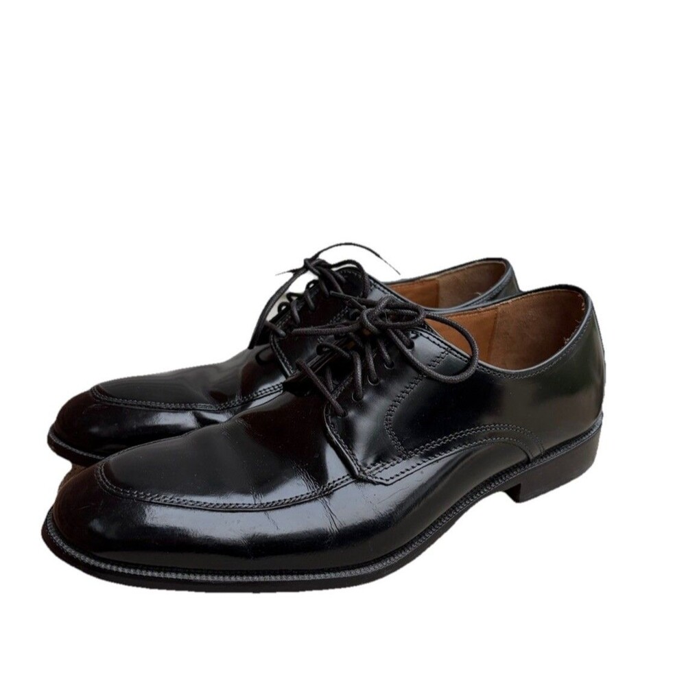 Johnston Murphy Bradford Cap Toe Mens 9.5 D SHEEPSKIN lining Oxfords 15-1771